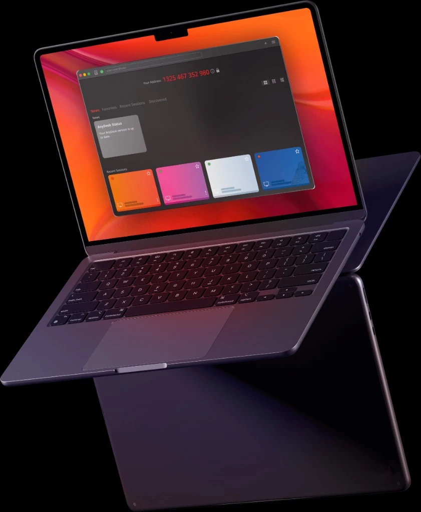 AnyDesk app large interface screenshot